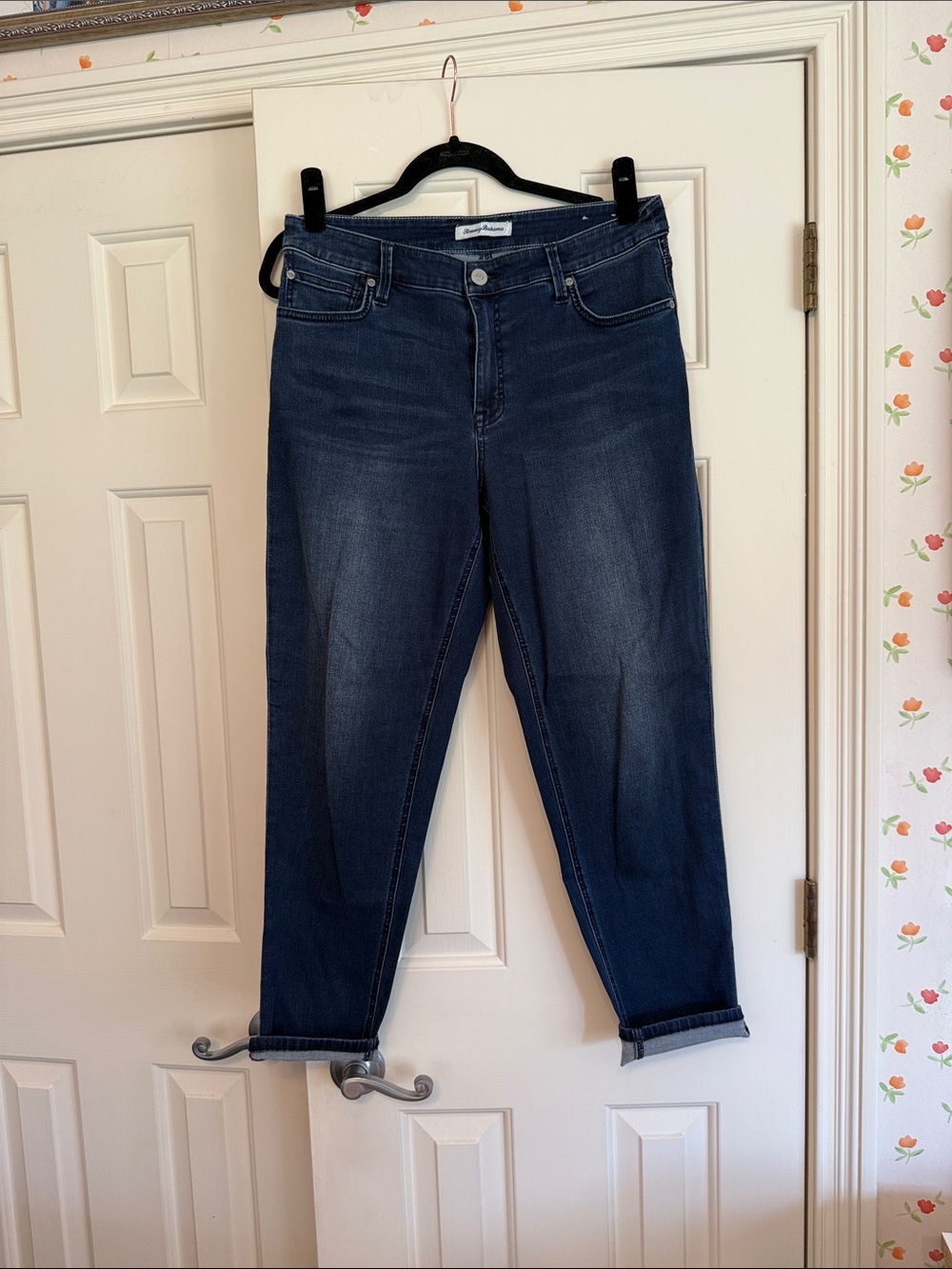 Tommy Bahama Dark Wash Women’s Jeans - Boyfriend Slim Fit